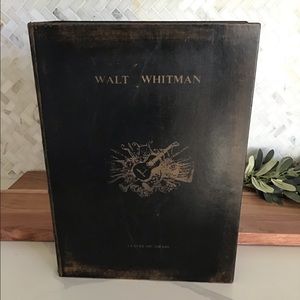 Large Decorative “Walt Whitman” Office Book Box